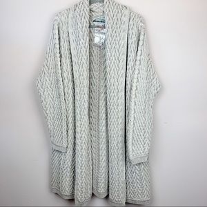 NWOT Aran Crafts Wool Duster Cardigan Size XXL